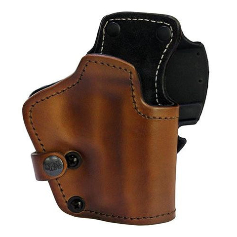 3 Layer Synthetic Leather Belt Holster - Sig Sauer P228, Brown, Right Hand