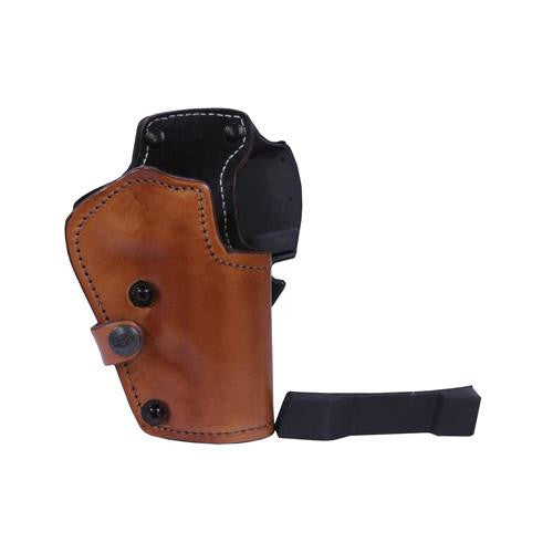 3 Layer Synthetic Leather Belt Holster - Para Ordnance, Brown, Right Hand