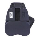 3 Layer Synthetic Leather Paddle Holster - Springfield XD with 3" Barrel, Black, Right Hand