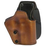 3 Layer Synthetic Leather Paddle Holster - Glock 30, Brown, Right Hand