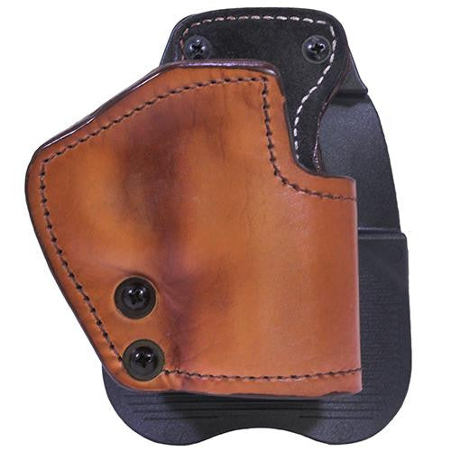 3 Layer Synthetic Leather Paddle Holster - CZ 75 Rami, Brown, Right Hand