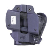 3 Layer Synthetic Leather Belt Holster - .38 Revolver with 2" Barrel, Black, Right Hand