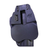 3 Layer Synthetic Leather Paddle Holster - 1911 Colt Government with 5" Barrel, Black, Left Hand