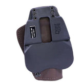 3 Layer Synthetic Leather Paddle Holster - 1911 Colt Government with 5" Barrel, Brown, Left Hand