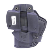 3 Layer Synthetic Leather Belt Holster - Glock 17-22-31. Black, Right Hand