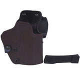 3 Layer Synthetic Leather Belt Holster - Walther PPX, Brown, Right Hand