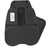 3 Layer Synthetic Leather Paddle Holster - Sprngfld XD with 3" Barrel, Black, Right Hand