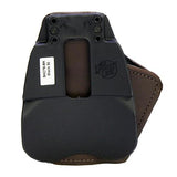 3 Layer Synthetic Leather Paddle Holster - Glock 30, Brown, Right Hand