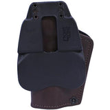 3 Layer Synthetic Leather Paddle Holster - CZ SP01 Phanton, Brown, Right Hand