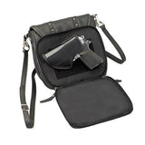 Simple Bling Flap Bag, Black