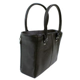 Traditional Open-Top Tote - Black