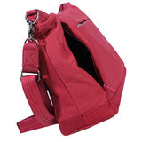 Concealed Carry Large Hobo Handbag - Red