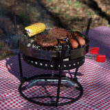 Combo Set - 3 Piece, Lid Lifter-Charcoal Holder-Flip Grill