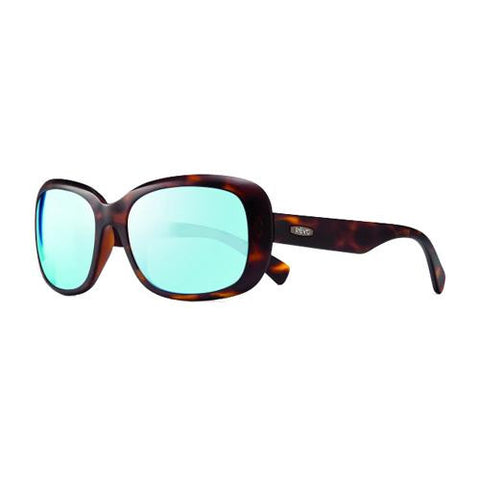 Paxton Sunglasses - Matte Honey Tortoise Frame, Blue Water Serilium Lens