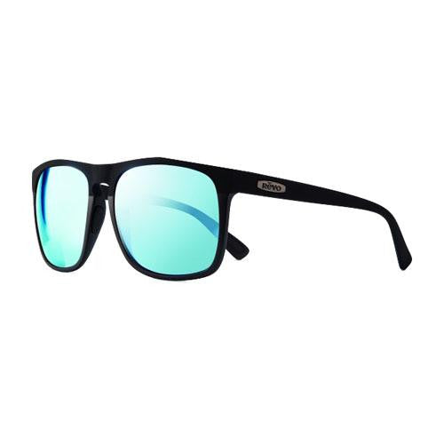 Ryker Sunglasses - Black Frames, Blue Water Serilium Lens