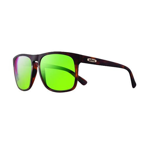 Ryker Sunglasses - Tortoise Frames, Green Water Serilium Lens