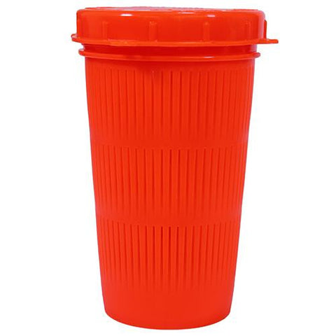 Vented Crab Diner Bait Jar - 1 Liter, Red