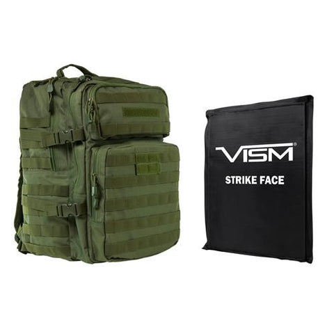 Assault Backpac with 11" z 14" Square Panels - Green