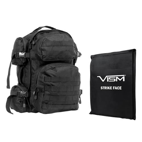 Tactical Backpack with 10" x 12" Square Panels - Black