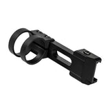 Picatinny 1" Extended Flashlight Mount - Standard, Black