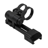 Picatinny 1" Extended Flashlight Mount - Modular, Black