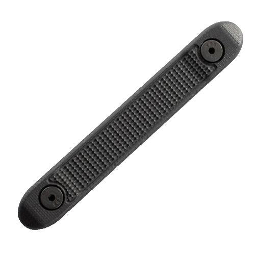 KeyMod G-10 Rail Cover - Solid Black with Mini Piranha Texture