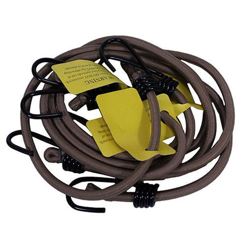 Heavy Duty Bungee Cords - Tan, 4 Pack