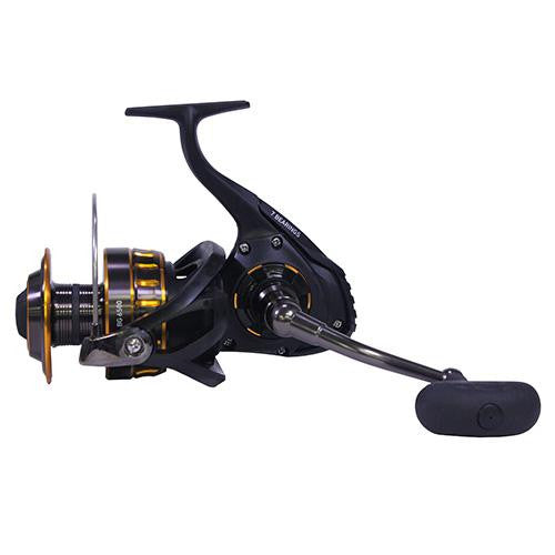 BG Saltwater Spinning Reel - 6500, 5.3:1 Gear Ratio, 6+1 Bearings, 48.7" Retrieve Rate, 33 lb Max Drag