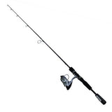 D-Shock Freshwater Spinning Combo - 2 Bearings, 5' Length, 2 Piece Rod, Ultra Light Power, Fiberglass Blank Material