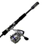 D-Shock Freshwater Spinning Combo - 2 Bearings, 6' Length, 1 Piece Rod, Medium,-Light Power