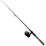 D-Shock Freshwater Spinning Combo - 2000 Reel Size, 6' Length, 2 Piece Rod, 4-10 Line Rate, Medium-Light Power