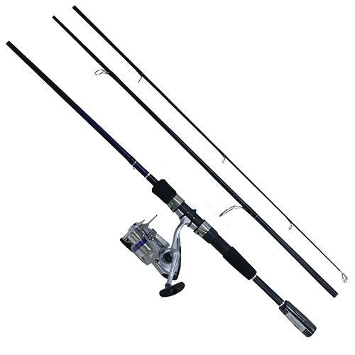 D-Shock Freshwater Spinning Combo - 2 Bearings, 6'6" 3 Piece Rod, Medium Power