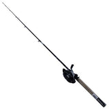 D-Turbo Spincast PMC Combo - 5.5:1 Gear Ratio, 6'6" 2 Piece Rod, 10-20 lb Line Rating, Ambidextrous