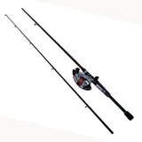 D-Turbo Spincast PMC Combo - 5.5:1 Gear Ratio, 6'6" Length, 2pc Rod, 10-20 lb Line Rate, Medium-Heavy Power