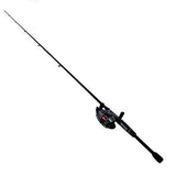 D-Turbo Spincast PMC Combo - 5.5:1 Gear Ratio, 6'6" Length, 2pc Rod, 10-20 lb Line Rate, Medium-Heavy Power