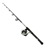 D-Wave Saltwater Spinning Combo - 1 Bearing, 7' Length, 2 Piece Rod, Medium Power, Fiberglass Blank Material