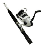 D-Wave Saltwater Spinning Combo - 1 Bearing, 7' Length, 2 Piece Rod, Medium Power, Fiberglass Blank Material