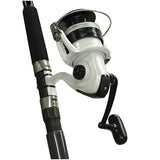 D-Wave Saltwater Spinning Combo - 1 Bearing, 10' Length, 2 Piece Rod, Medium Power, Fiberglass Blank Material