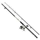 D-Wave Saltwater Spinning Combo - 1 Bearing, 10' Length, 2 Piece Rod, Medium Power, Fiberglass Blank Material