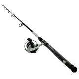 D-Wave Saltwater Spinning Combo - 1 Bearing, 11' Length, 2 Piece Rod, Medium Power, Fiberglass Blank Material