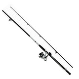 D-Wave Saltwater Spinning Combo - 1 Bearing, 11' Length, 2 Piece Rod, Medium Power, Fiberglass Blank Material