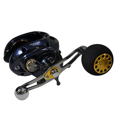 Lexa 300 Type HD Baitcasting Reel, 6.3:1 Gear Ratio, 22 lb Max Drag, RH