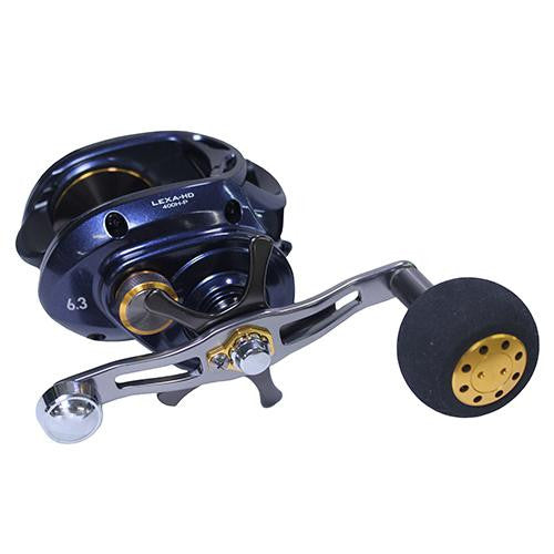 Lexa Type HD Baitcasting Reel - 6.3:1 Gear Ratio, 7 Bearings, 33.40" Retrieve Rate, Right Hand