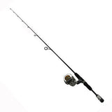 Revros Freshwater Spinning Combo - 4RB+1RB Bearings, 6' Length, 2 Piece Rod, Medium-Light Power