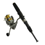 Revros Freshwater Spinning Combo - 4RB+1RB Bearings, 6' Length, 2 Piece Rod, Medium-Light Power