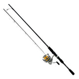 Revros Freshwater Spinning Combo - 4RB+1RB Bearings, 6' Length, 2 Piece Rod, Medium-Light Power