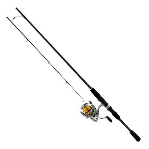 Revros Freshwater Spinning Combo - 4RB+1RB Bearings, 6'6" Length, 2 Piece Rod, Light Power