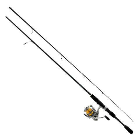 Revros Freshwater Spinning Combo - 4RB+1RB Bearings, 7' Length, 2 Piece Rod, Medium Power