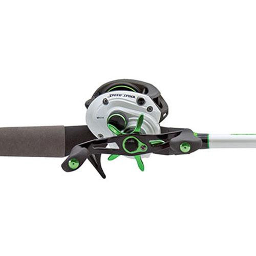 Mach 1 Speed Spool Baitcast Combo - 6'10" Length, 7.1:1 Gear Ratio, 9+1 Bearings, Medium-Heavy Power, Left Hand