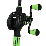 Mach II Baitcast Combo - 7.5:1 Gear Ratio, 7' Length, 1 Piece Rod, Medium-Heavy Power